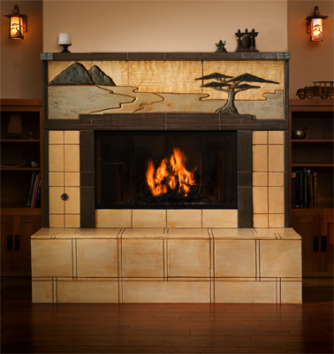 Davenport Fireplace