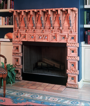 Mayan Fireplace