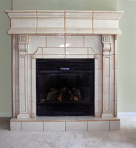 White Fireplace